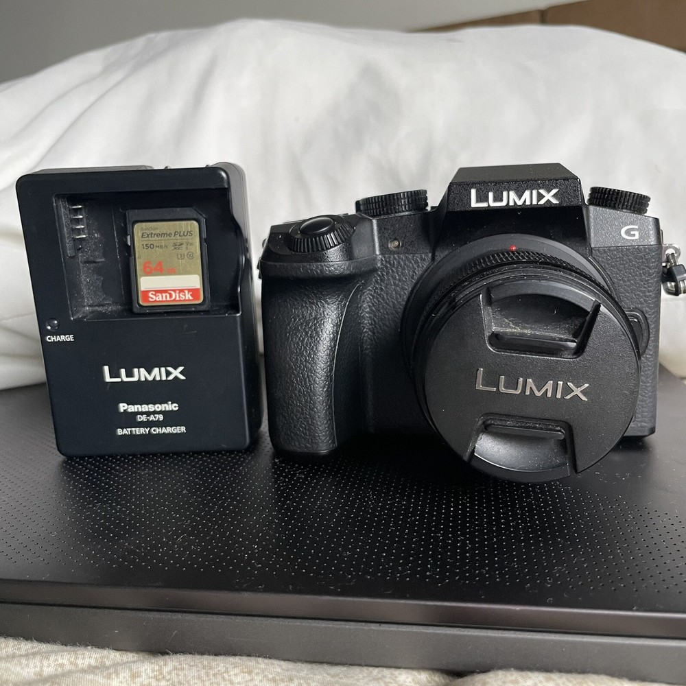 Panasonic LUMIX G7 4K Digital Camera, w/ 14-42mm Mega OIS Lens 16 MP & SD Card