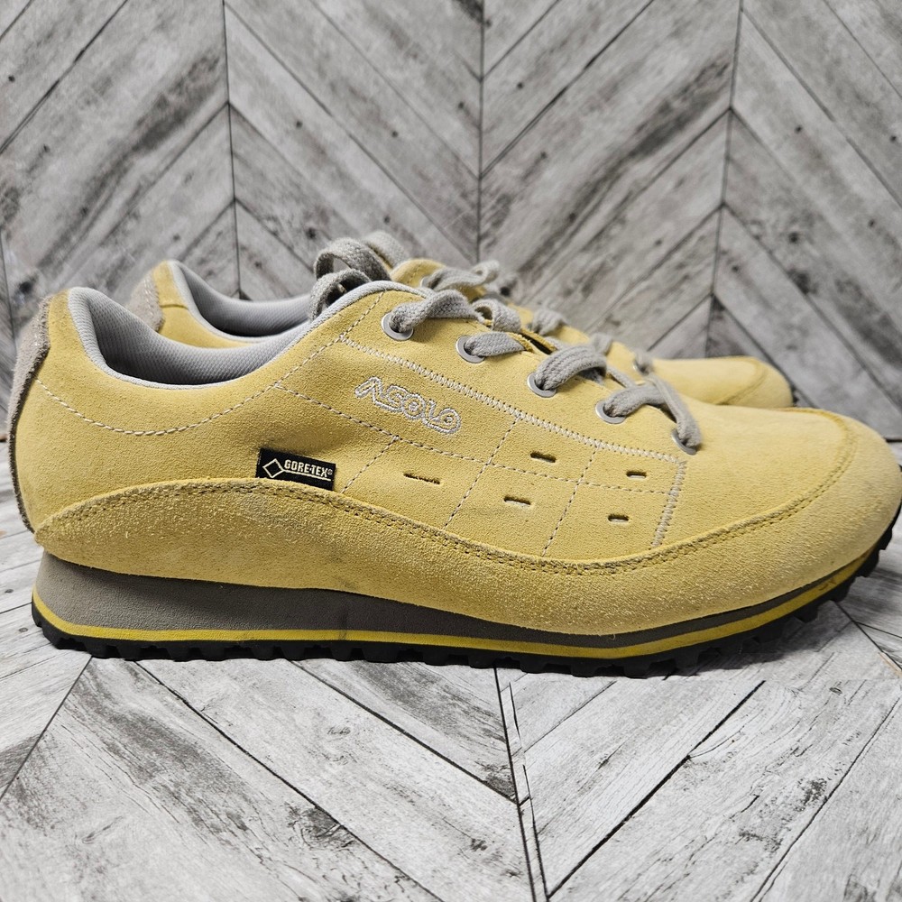 Asolo Goretex Sneakers Yellow Womens 7 Tennis Shoes Vibram Aster GV