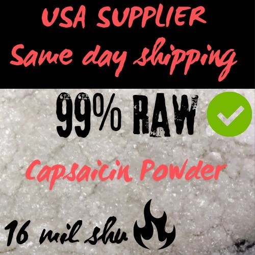 Pure Natural Crystalline Capsaicin Powder from Specialty Peppers