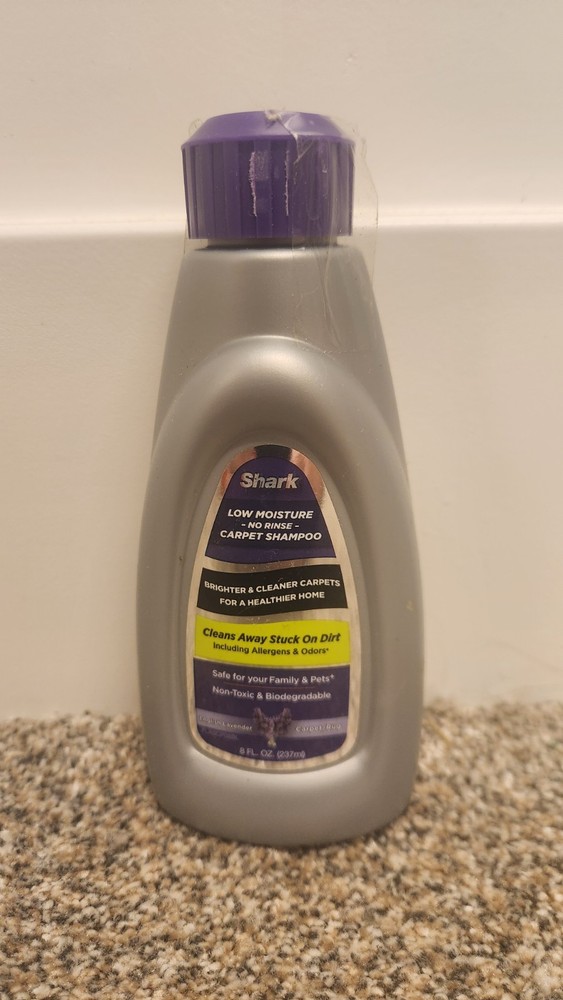 Shark Low Moisture No Rinse CARPET SHAMPOO English Lavender 8 fl oz Sealed