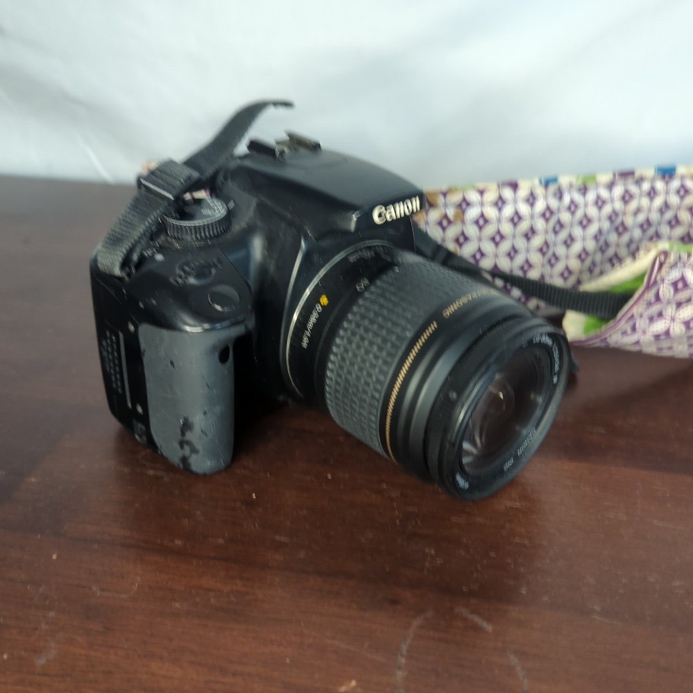 Canon EOS REBEL XTi Camera with 28-80mm Lens, Charger 1 Battery Memory Card