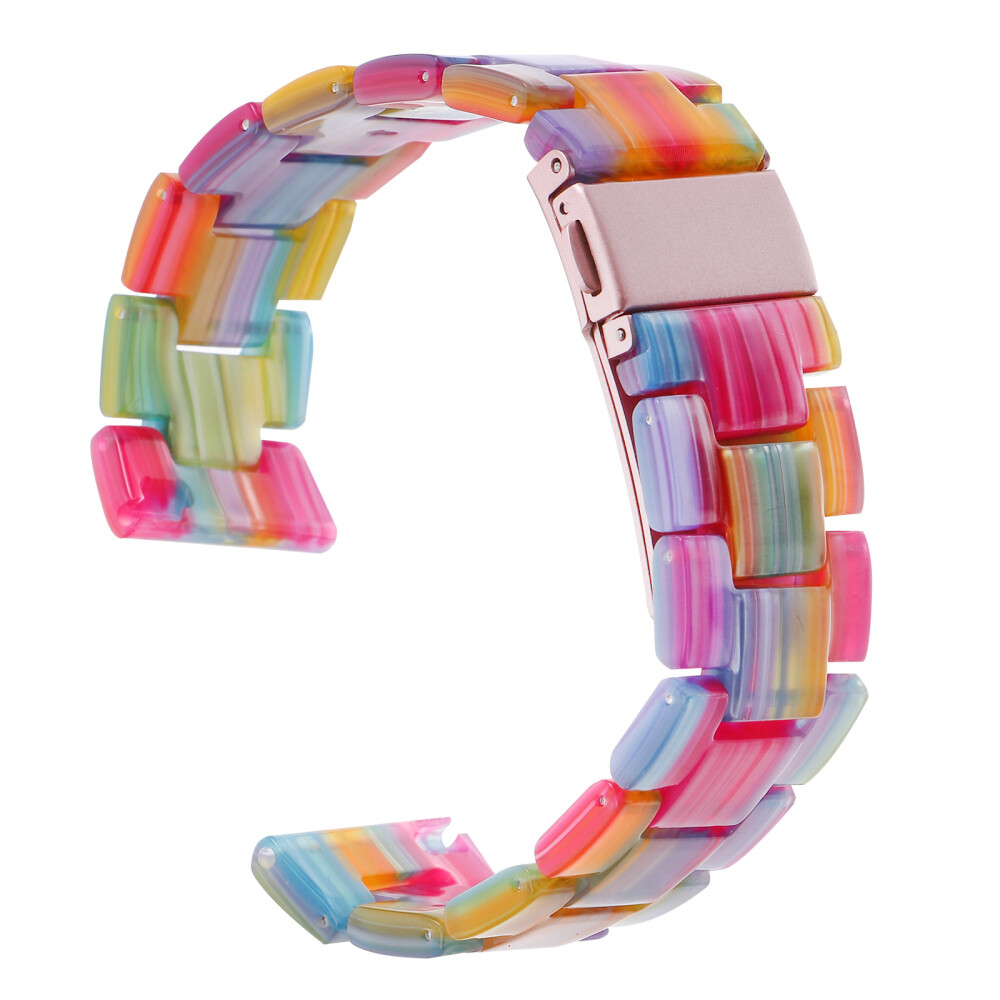 Colorful Resin Bangle Watchband Replacement Bracelet for Stylish Upgrade