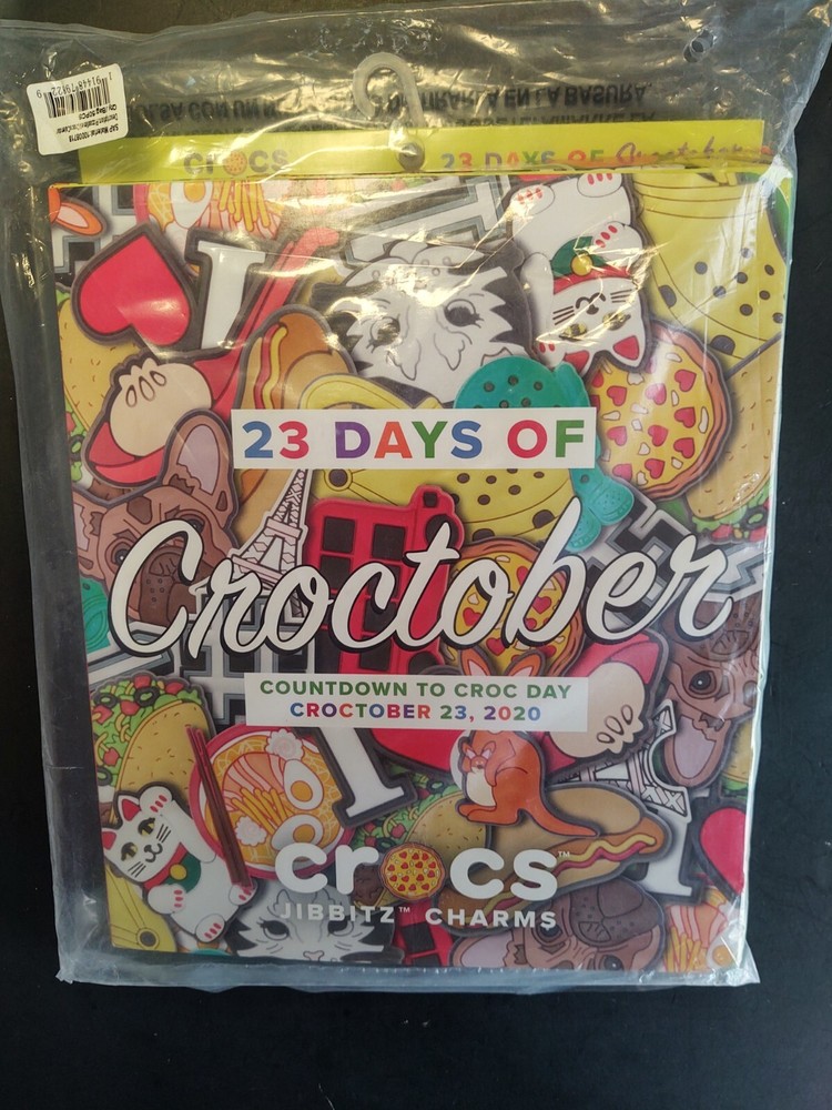 23 days of Croctober jibbitz 2020 Sealed complete set 50 piece  Pizza Time Crocs