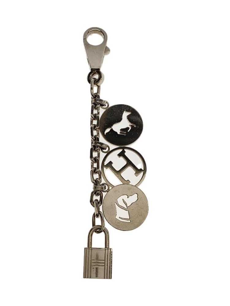 HERMES Amulet 4 Silver Charm Bag Cadena Women's Accessory No Box