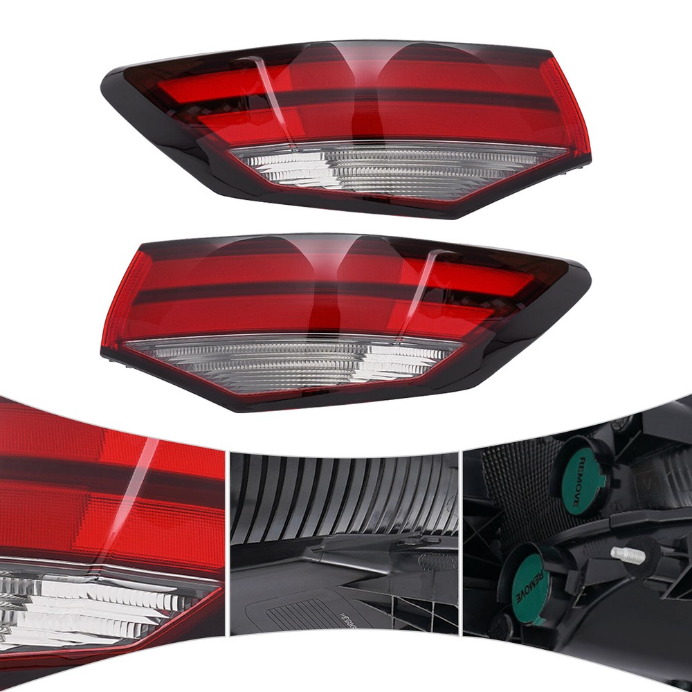 Tail Lights For 2020-2022 Nissan Sentra Halogen Tail Lamps Rear Left+Right Side