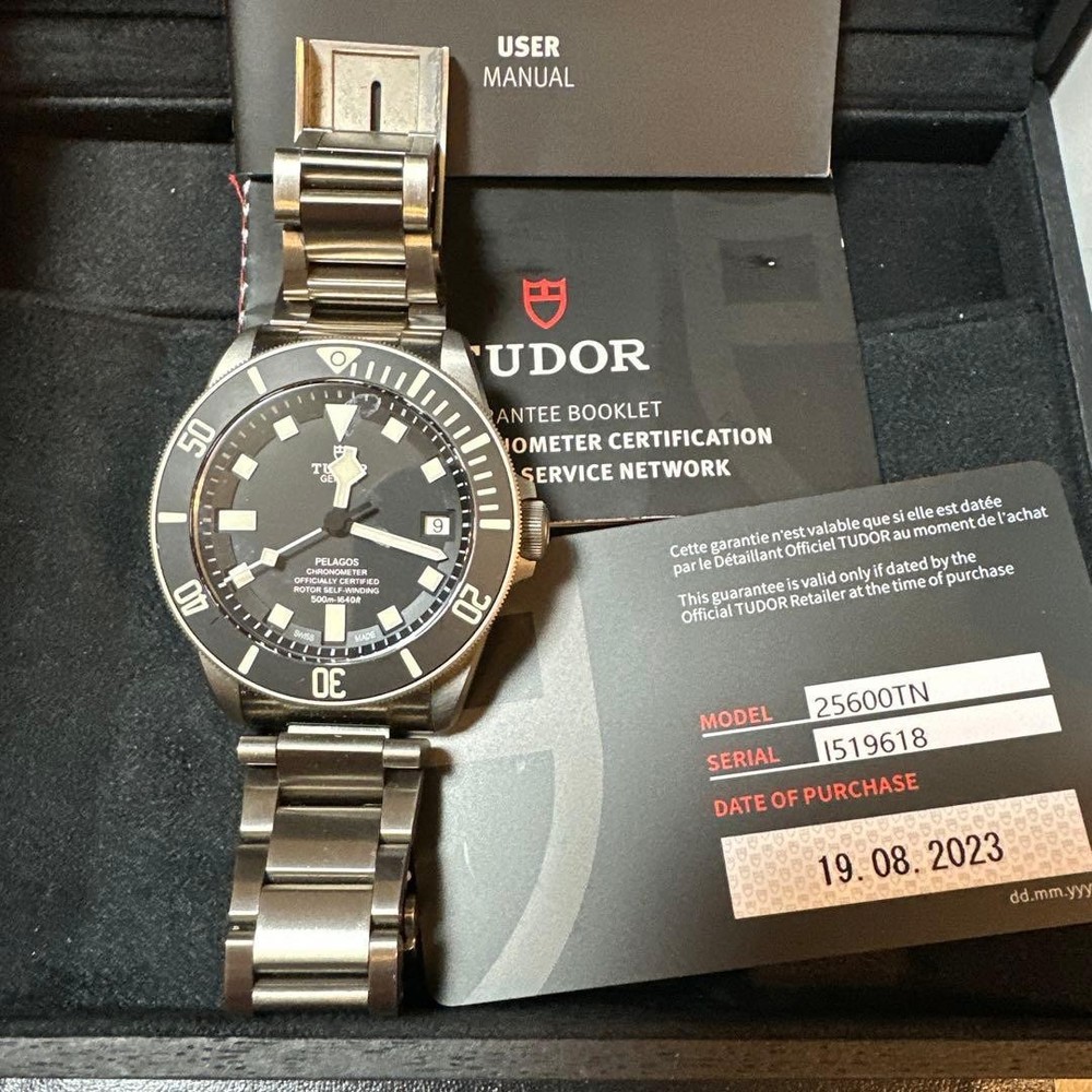TUDOR Pelagos 25600TN Titanium 500m [2023 Warranty / Full Set / Mint]