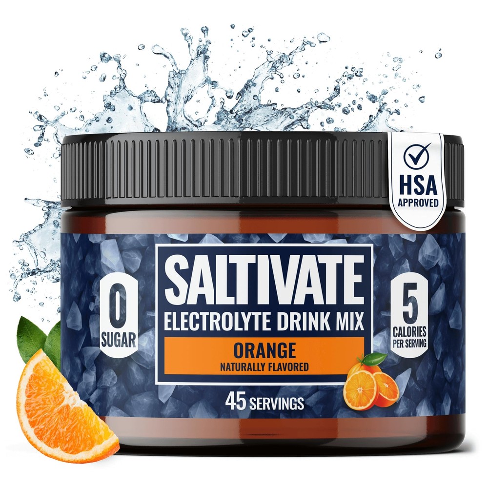 Electrolyte Powder - High Sodium Potassium Magnesium - No Sugar Zero Calories...