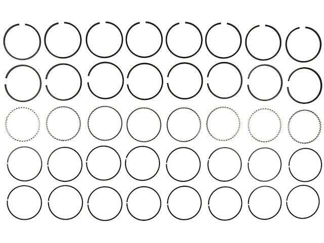 1957 Mercury Turnpike Cruiser 6.0L V8 Piston Ring Hastings 23458TQMS