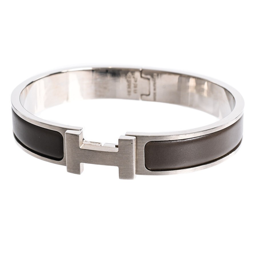 Hermes Clic H Bangle Glyethane 137359 in Gold or Rose Gold