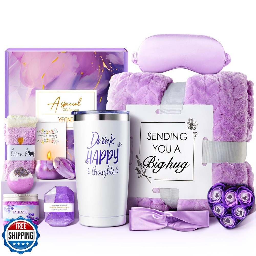 YFONG Spa Gift Set for Women - Birthday Self Care Relaxation Get Well Present