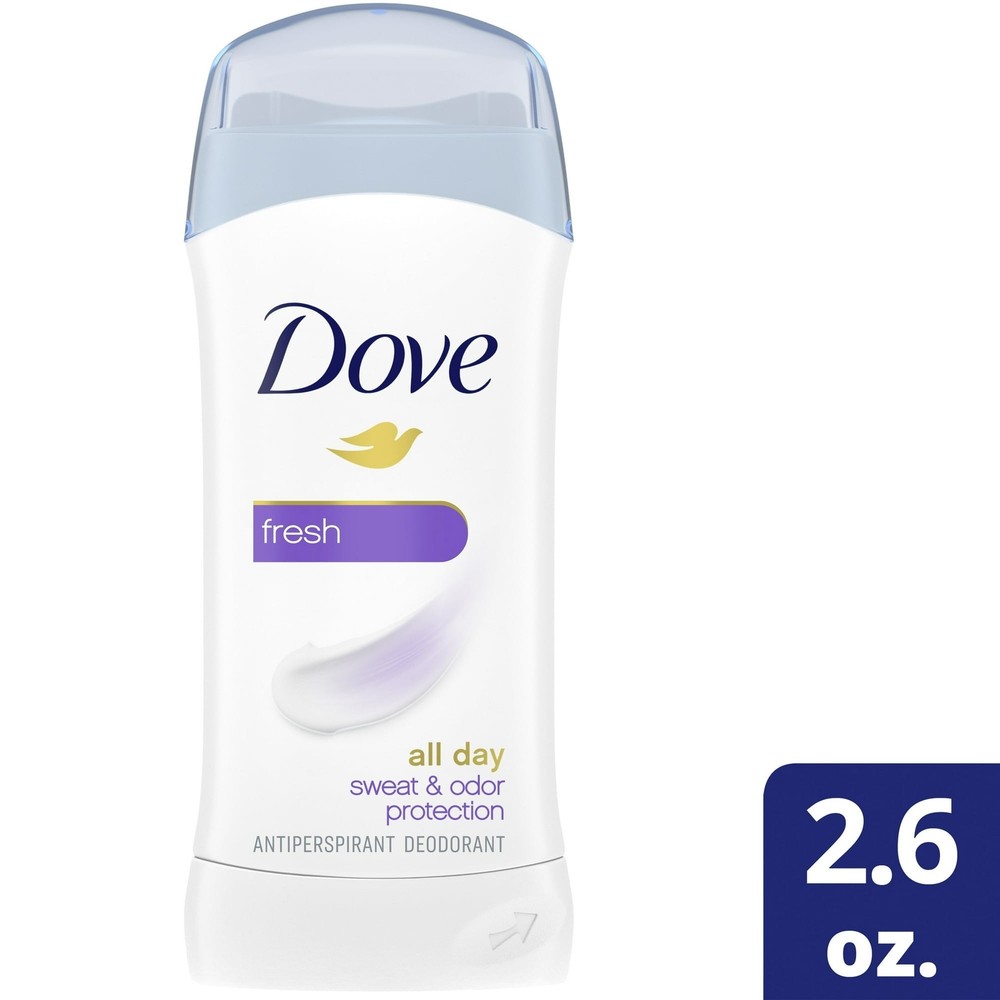 Dove Invisible Solid Women's Antiperspirant Deodorant Stick Fresh 2.6oz (2 Pack)