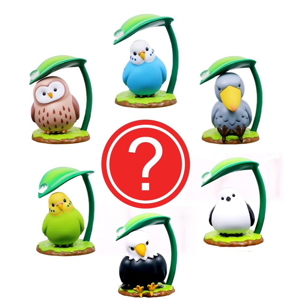 Qualia Cute Bird Owl Shoebill Eagle Parrot Japanese Blind Box Capsule Toy Figure