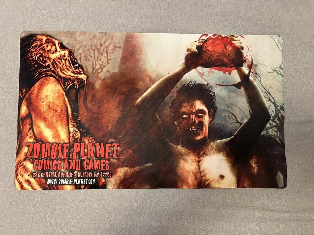 Custom Fantasy Zombies MTG TCG CCG Custom Rubber Playmat