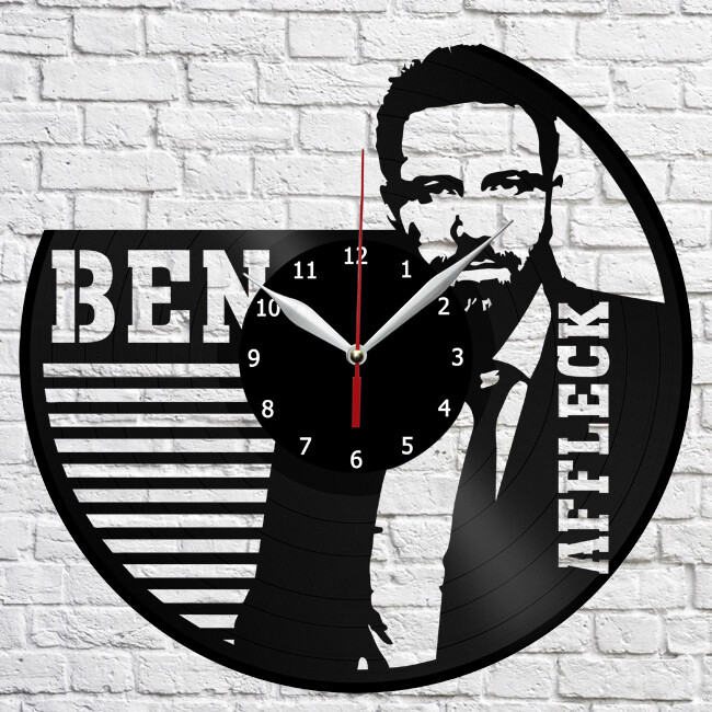 Ben Affleck Vinyl Record Wall Clock Home Fan Art Decor 12