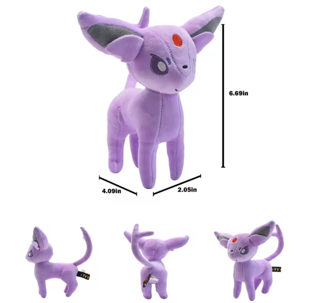 Espeon  Plush Soft Toy Doll Teddy Stuffed Animal 8
