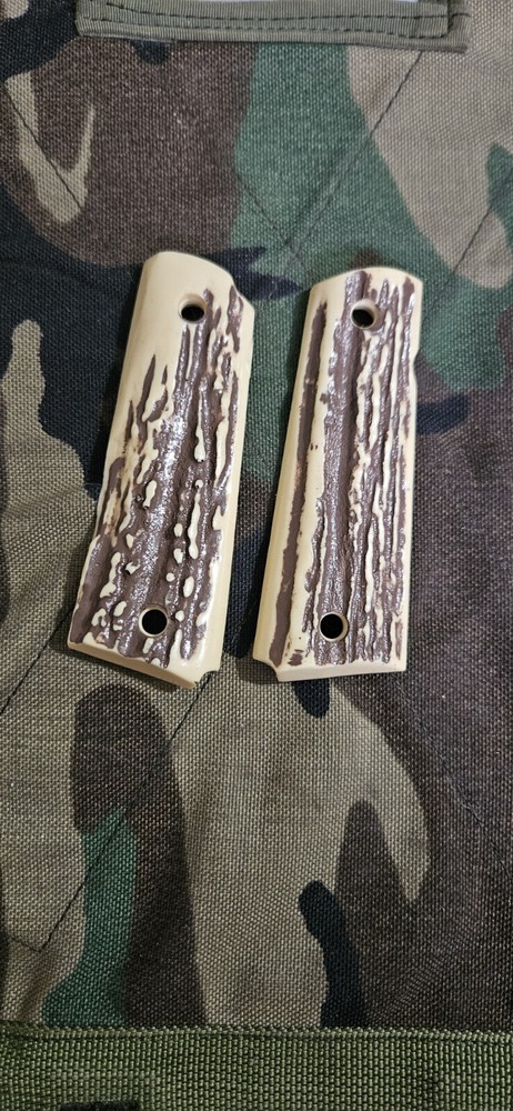 Faux Bone Ivory 1911 Grips