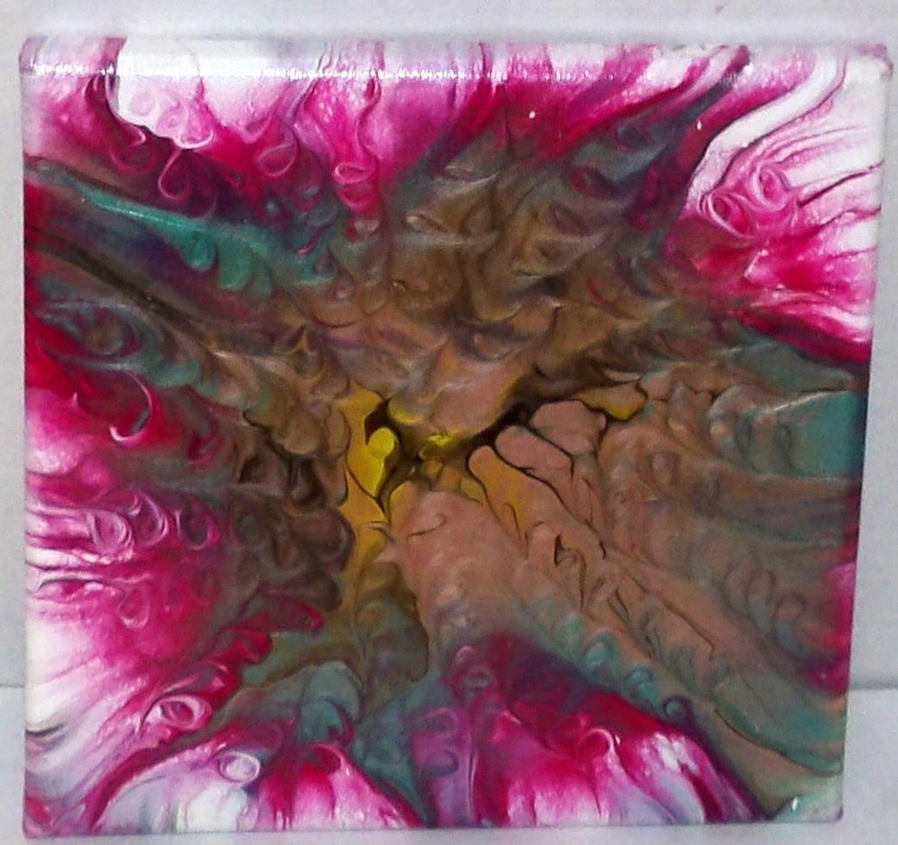 Abstract Acrylic Fluid Pour Art Painting Wall Art 8