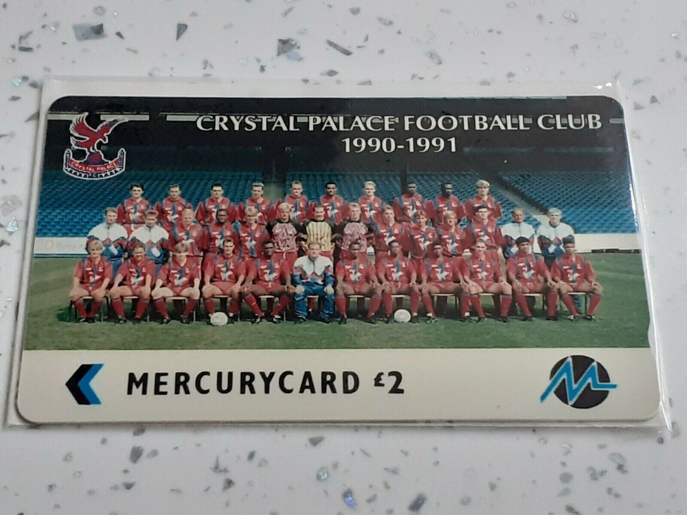 Mercury/Paytelco phonecard  football - photo team - CRYSTAL PALACE FC