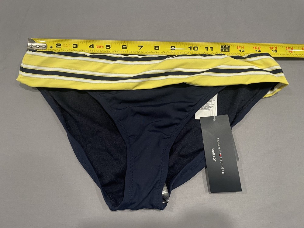 TOMMY HILFIGER WOMEN'S BIKINI SWIM BOTTOM, SIZE M NWT