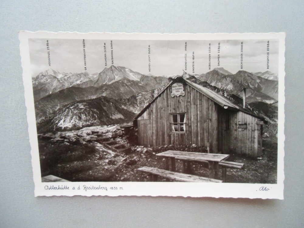 Ansichtskarte Ostlerhütte a. d. Breitenberg