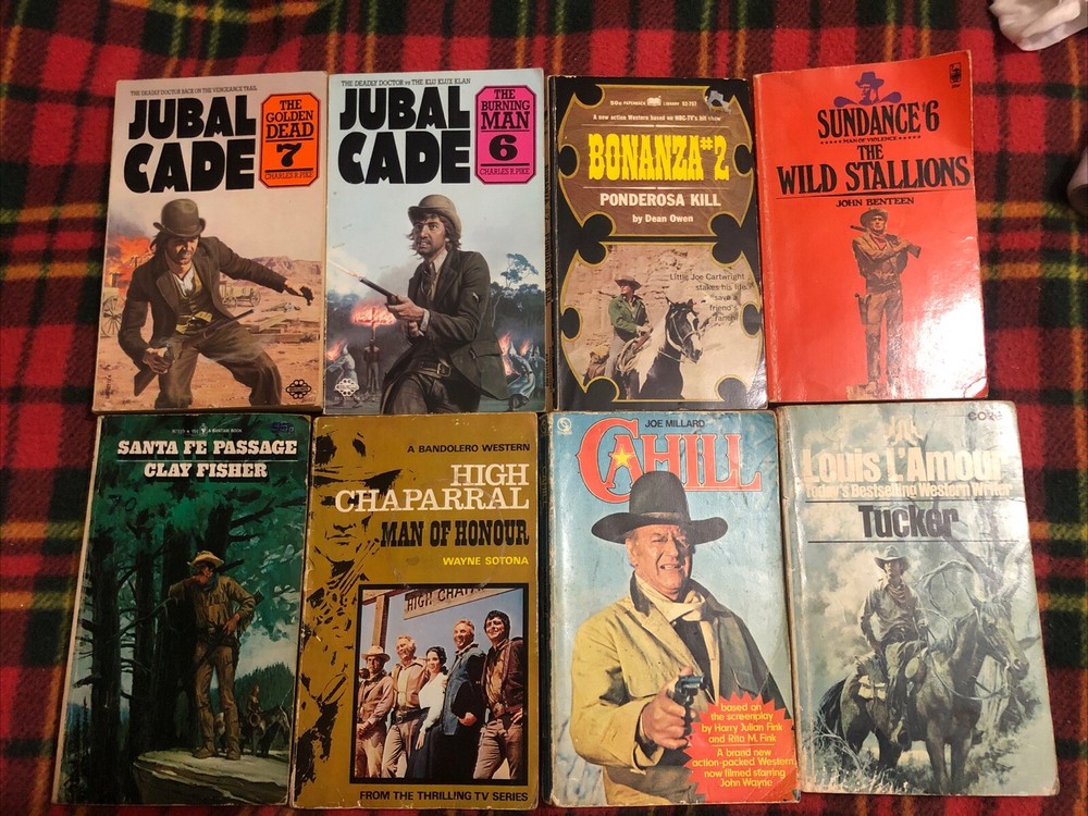 8x Vintage Western📕Dean Owen/Louis L’Amour/Charles Pike/Clay Fisher/Joe Millard