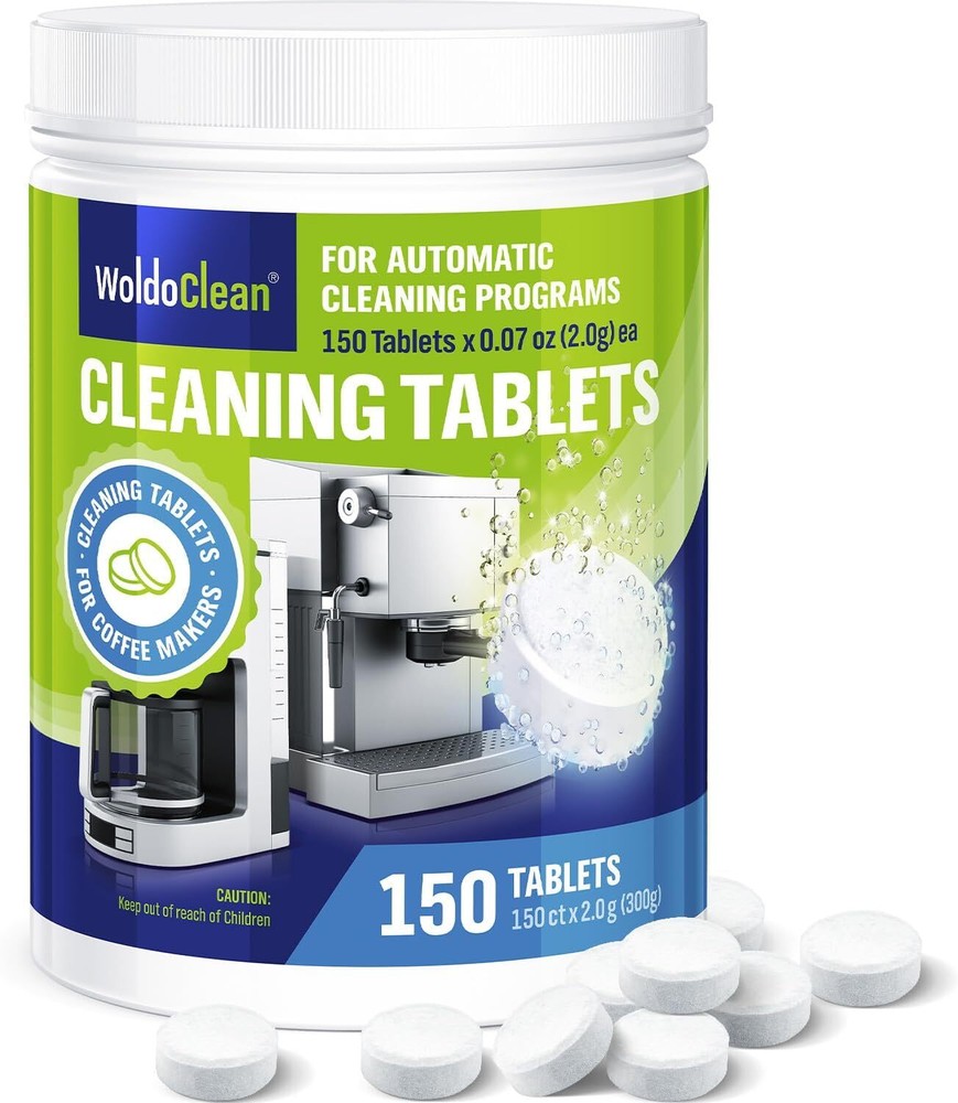 Cleaning Tablets for Espresso & Coffee Machines 150x 2g Universal Compatible