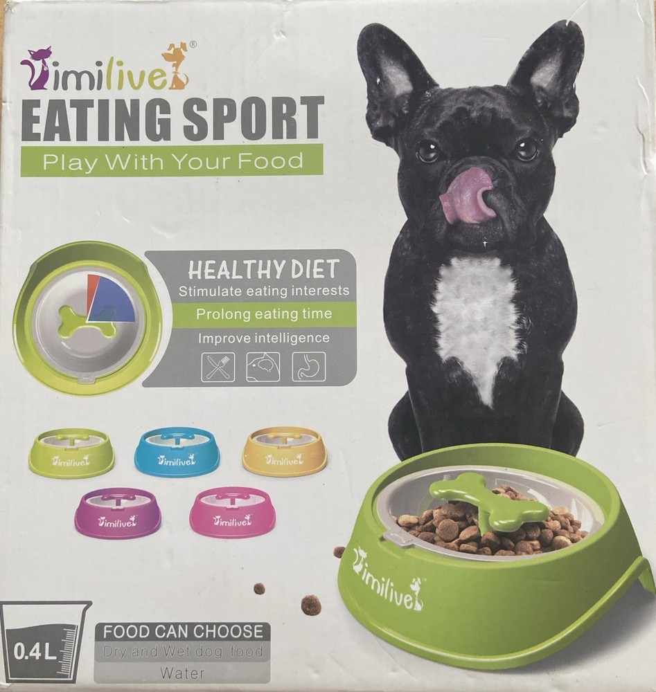 Dog Eating Bowl Sport Play With Your Food