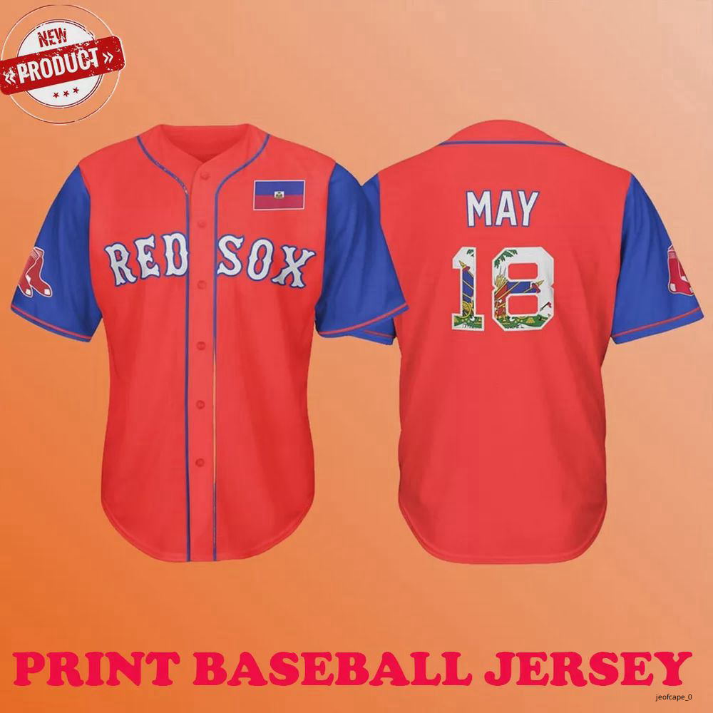 Limited! Personalized Red Sox Haitian Celebration 2024 Giveaways REd Shirt S5XL