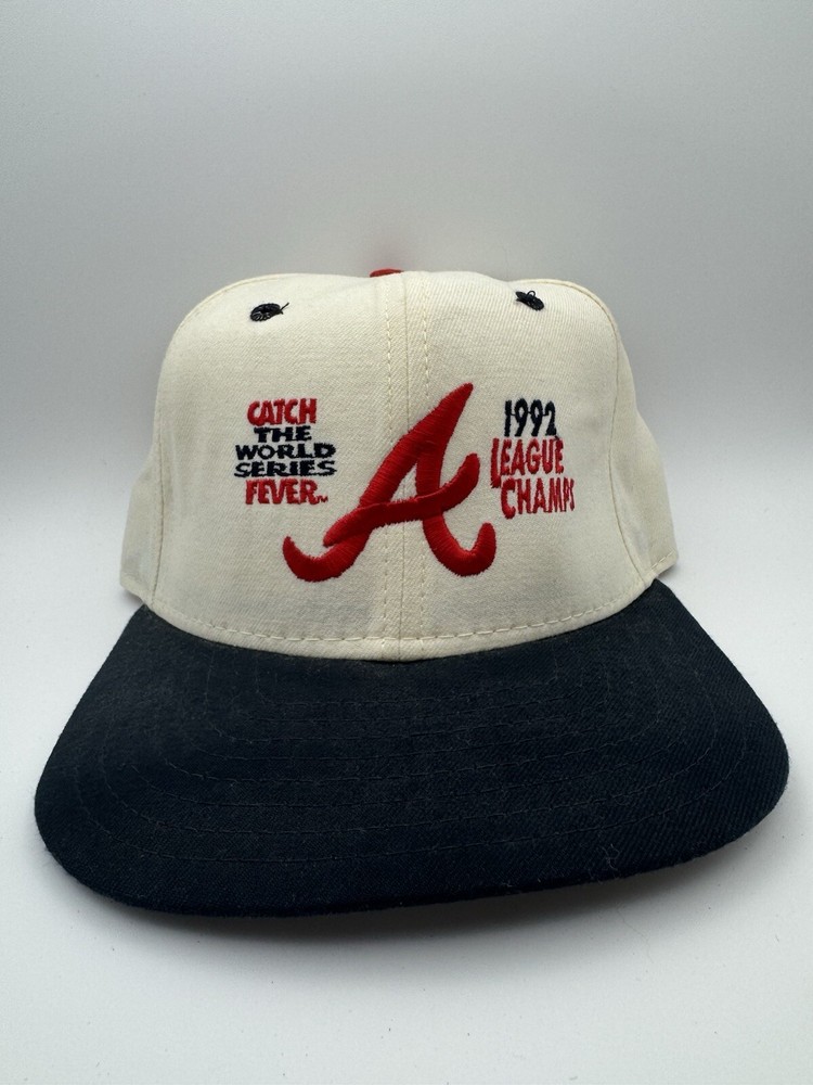 Atlanta Braves 1992 League Champs New Era Hat Snapback Adult Size Medium / Large