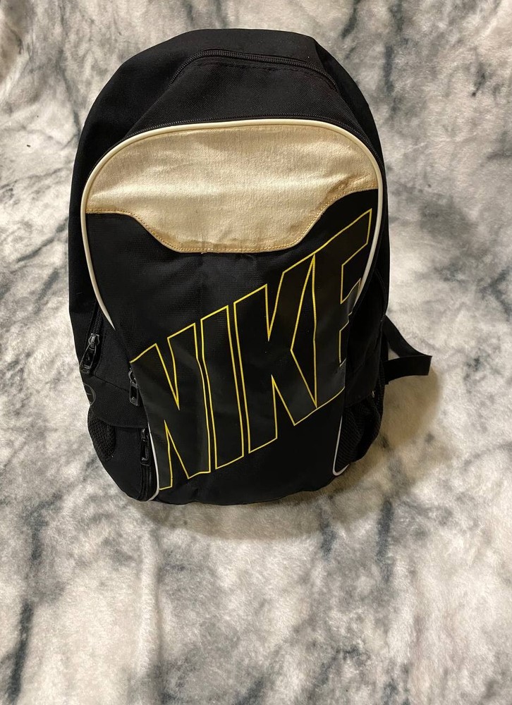 Vintage 90s Backpack Bag Nike Swoosh Drill