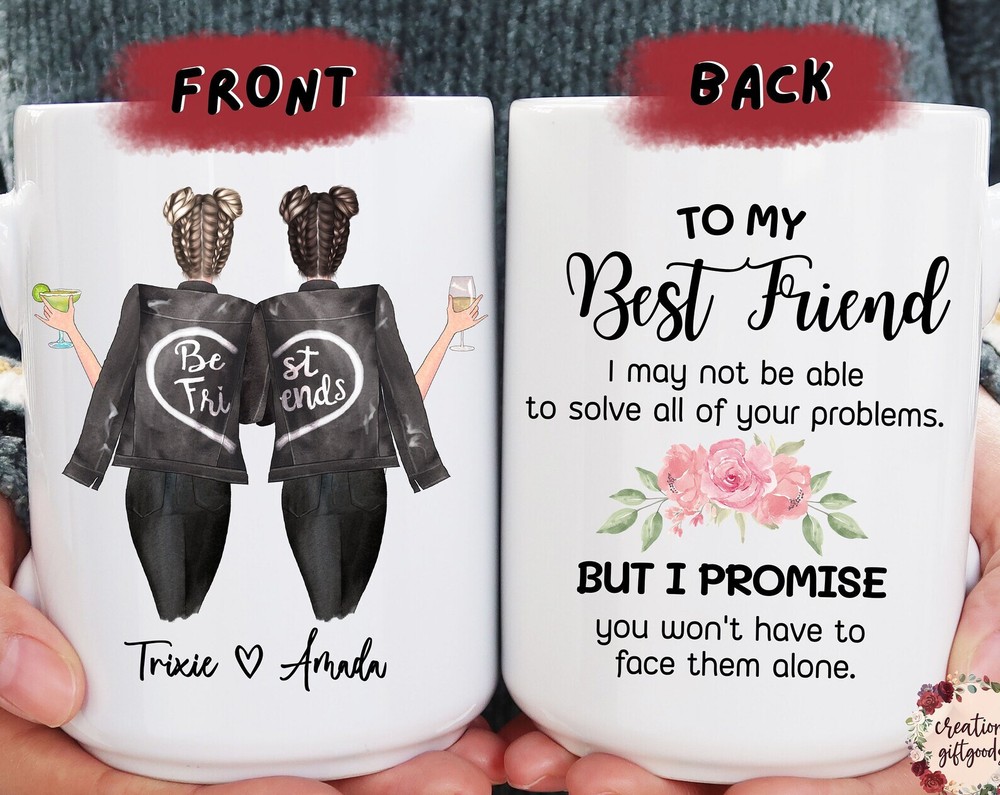 To My Best Friend Custom Best Friend Mug Personalized Best Friend Gift Custom