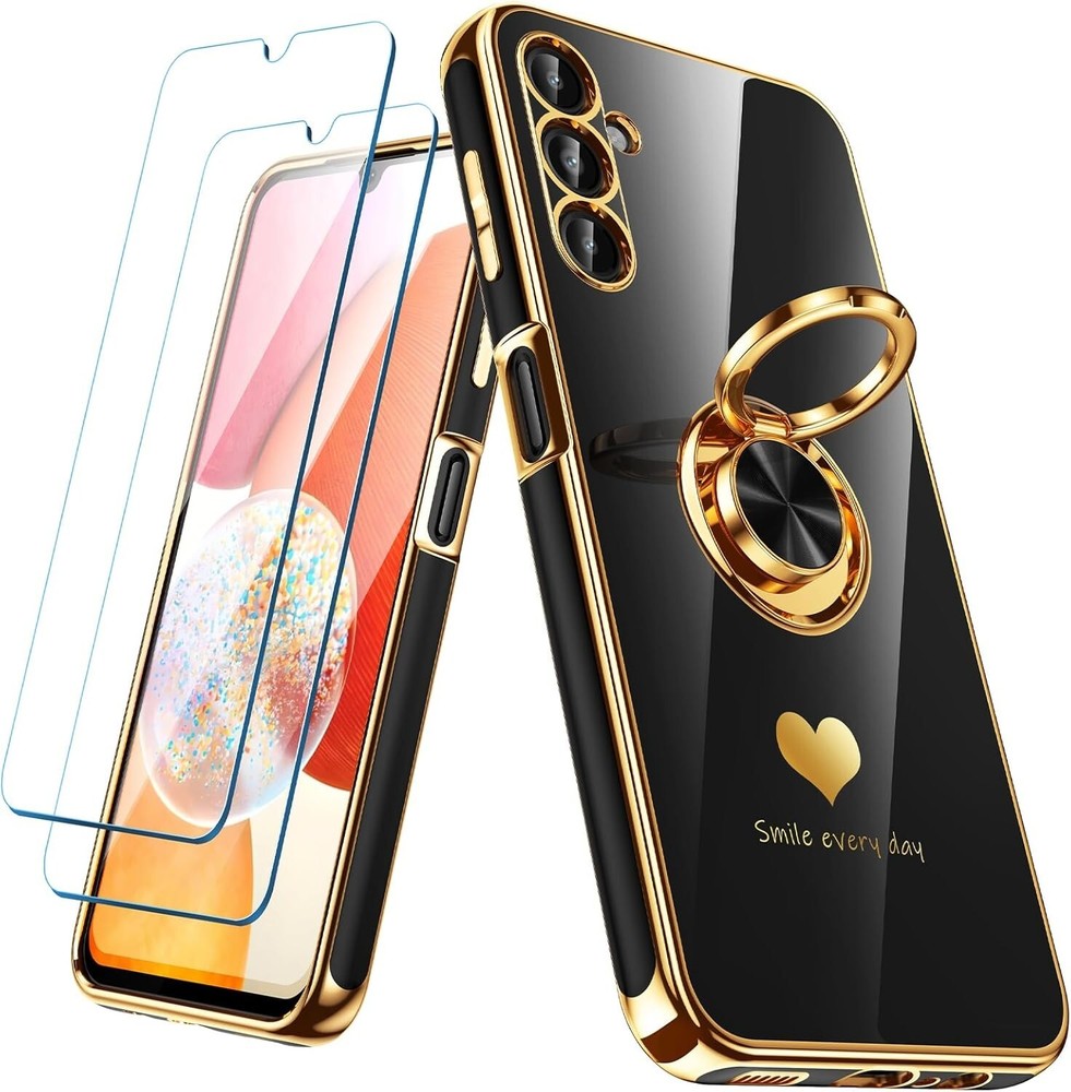 For Samsung Galaxy A14 5G Case with 360° Rotatable Ring Holder Kickstand Cover