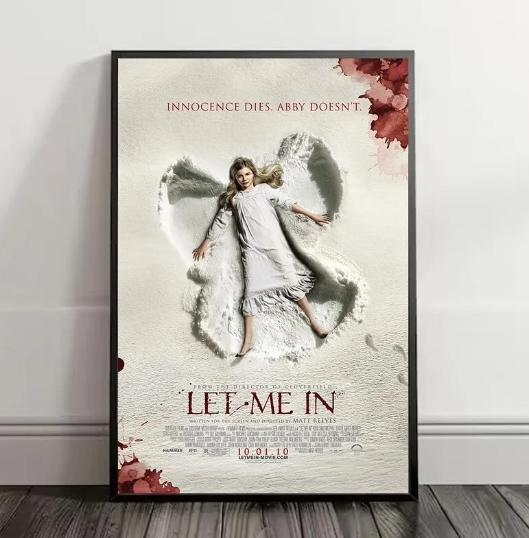 Vintage Let Me In Movie Poster Art Gift Souvenir Room Decor  