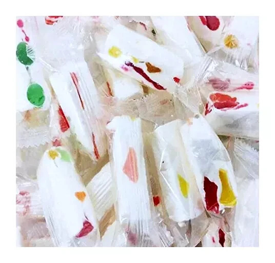 Italian Jujube Sours Nougat Candy 4 LBs Large Wrapped Bulk