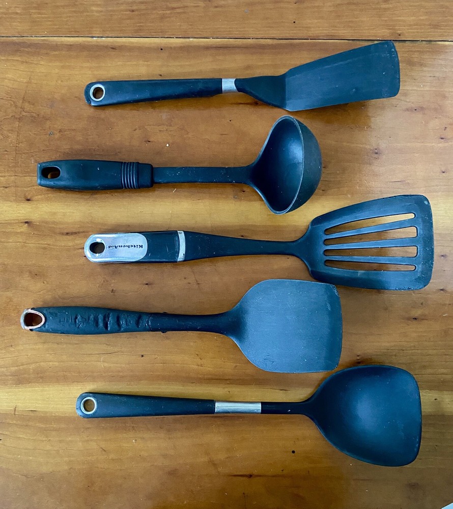 kitchen Plastic Utensils spatula set, Kitchen Aid And Other Brands
