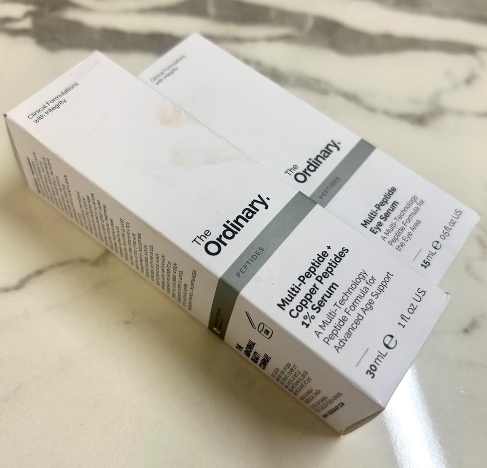 The Ordinary Multi-Peptide Face & Eye Serum Bundle Brand New RRP $94