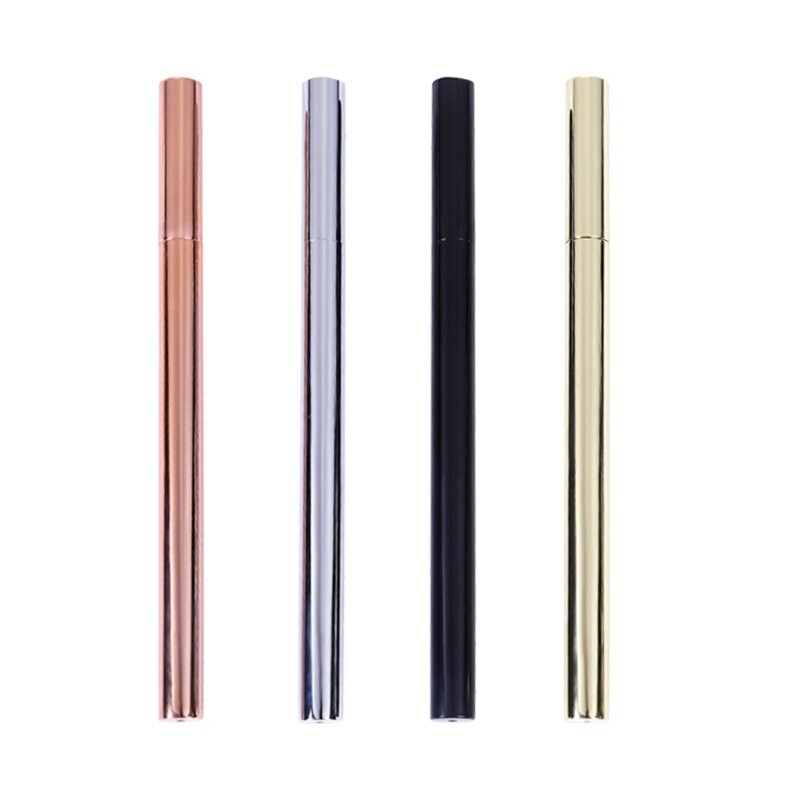 Signing Pen Brass Pen Rod Comfortable Grip Refillable Metal Gel Pen for Wedding