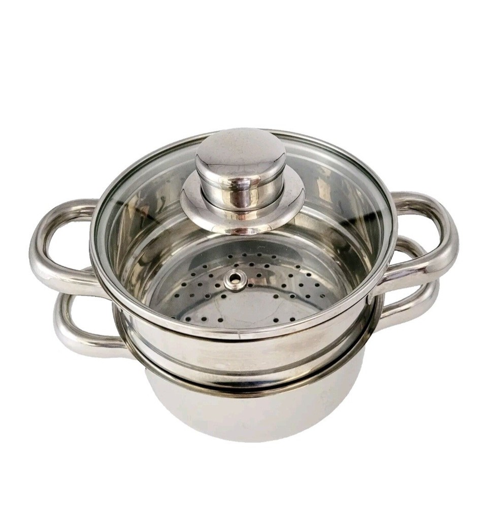 Inox Rostfrei 18/10 Stainless Steel 1 Quart Multi Cooker Steamer Set