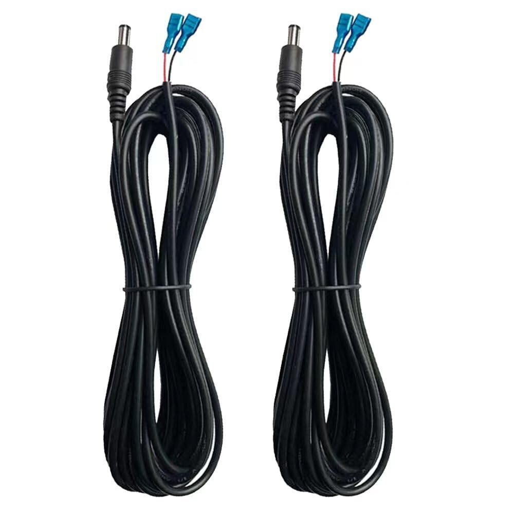 2 PCS Trail Camera Power Cord4.0x1.7mm DC External Power Cable Compatible wit...