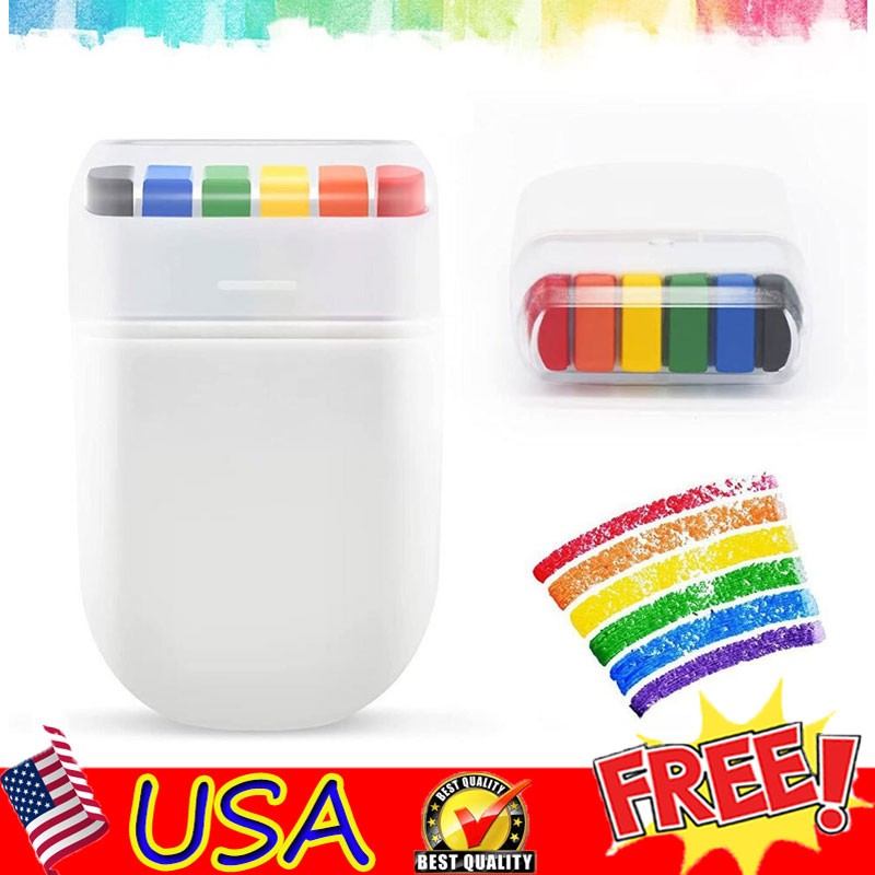 6 Colors Pride Face Paint Stick Rainbow Body Tattoo Gay Pride Day Cosplay-image