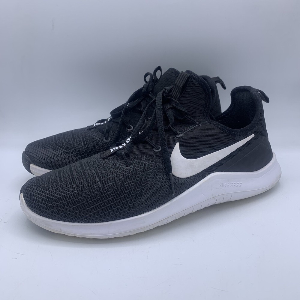 Women Nike Free TR 8 Training/Athletic Shoes Half White/Black Aluminum 8.5 EUC