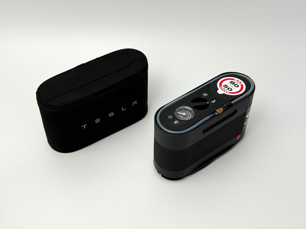 TESLA Air Compressor + Tire Repair Kit - Original OEM Model