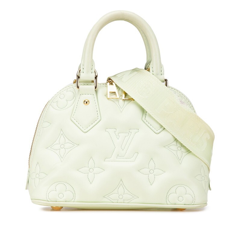 Louis Vuitton Monogram Mahina Alma Soft BB Shoulder Bag 2 Way M20855 Light  9231