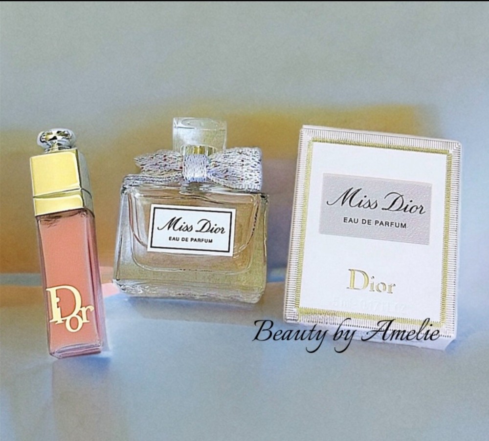 Dior Miss Dior Eau de Parfum 5ml Mini Splash + Lipgloss Mini Gift Set