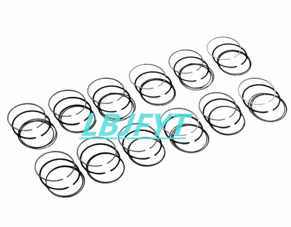 Rolls Royce Ghost Wraith Dawn 6.6L V12 Engine Set (12) Piston Rings 11257574822