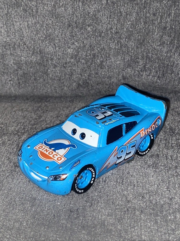 Disney Pixar Cars Dinoco Lightning McQueen #95 1:55 Scale China Die-Cast