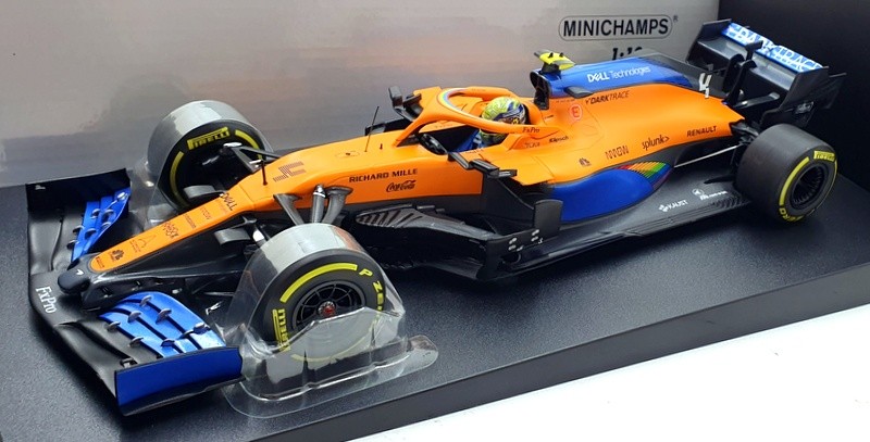 Minichamps 1/18  Scale 530 201904 McLaren F1 Team MCL35M 3rd Austrian GP Norris