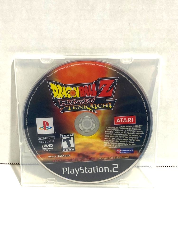 Dragon Ball Z Budokai Tenkaichi PS2 Disc Only in Very Good Condition