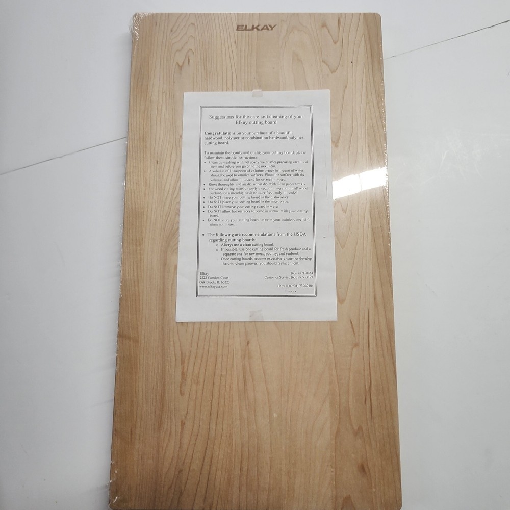 Elkay Hardwood Cutting Board for Crosstown Sink Models LKCBF17HW