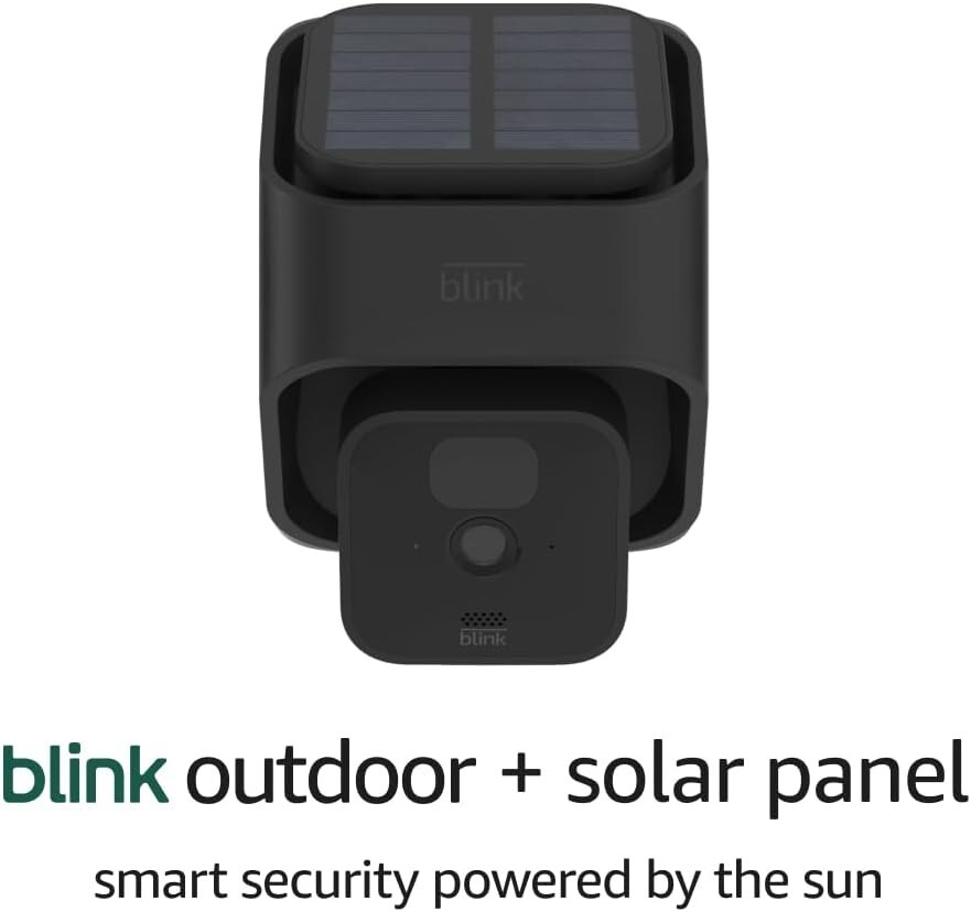 Outdoor Security Camera with Solar Power HD Vision Alexa Enabled  